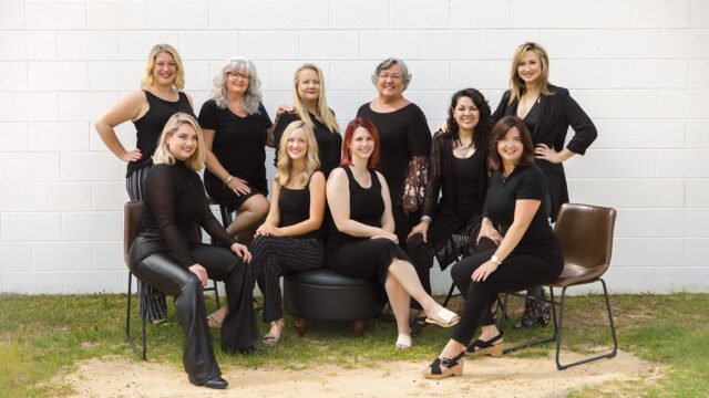 Stylists at Changes Hair Studio posing for a group photo